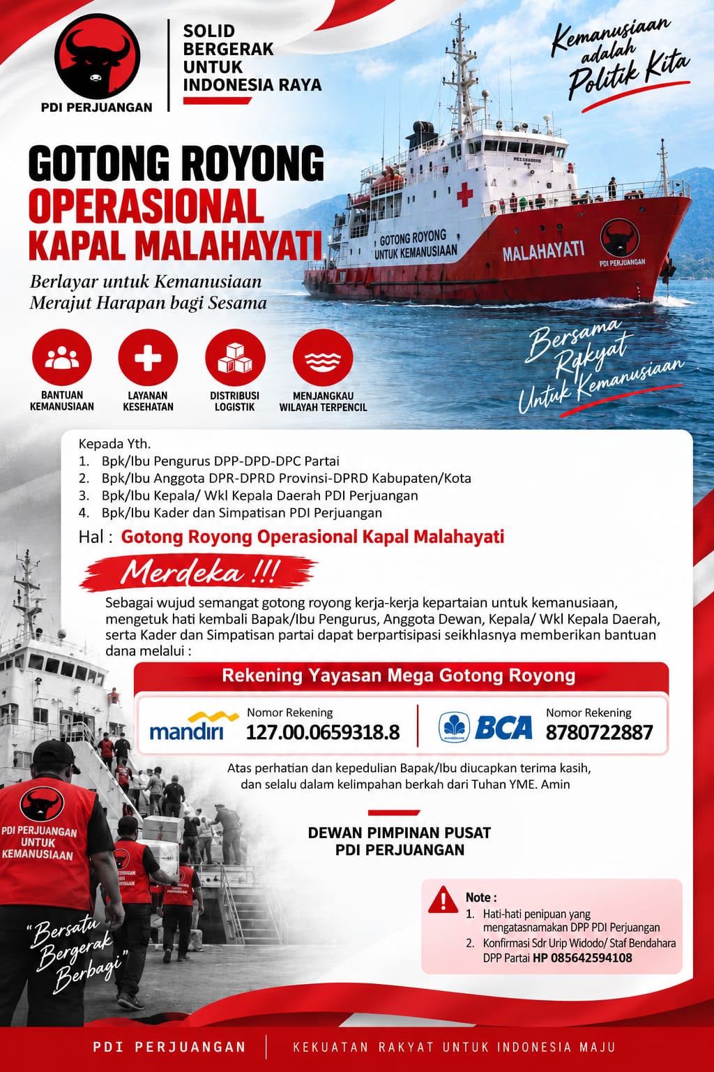 Sambutan Yayasan Mega Gotong Royong